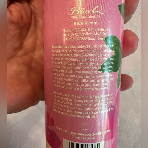 Blue Q Bubble Bath Delicate Flower Beach Rose Lemon Blossom Sea Salt - Picture 4 of 5